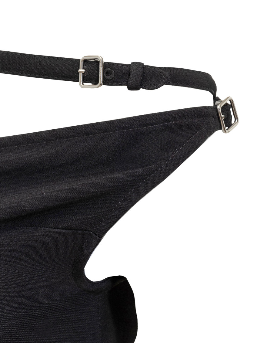 Black Off Shoulder Mini Dress