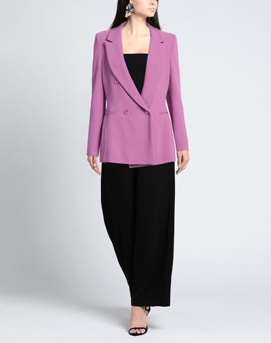 Woman Blazer Mauve Size 10 Polyester