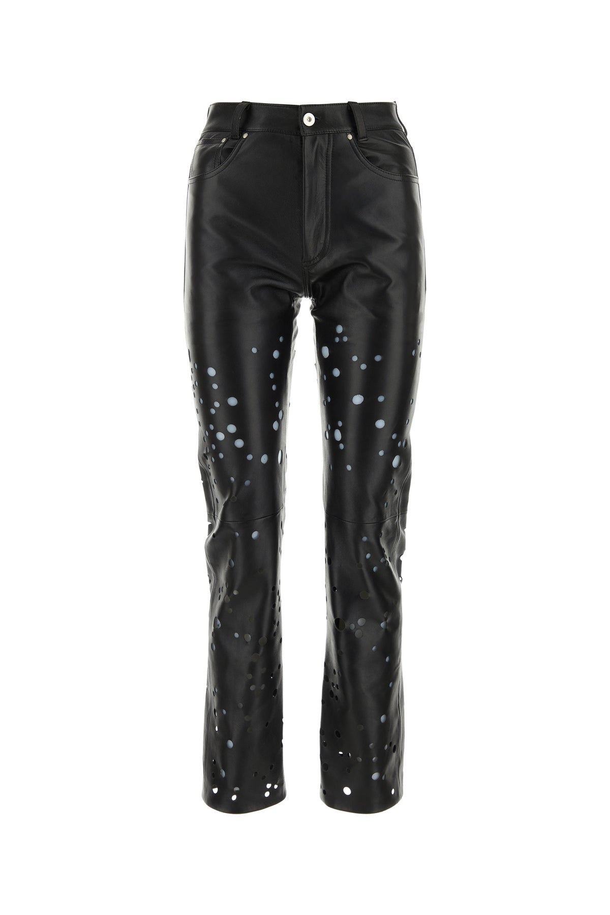 DURAZZI Black leather pant