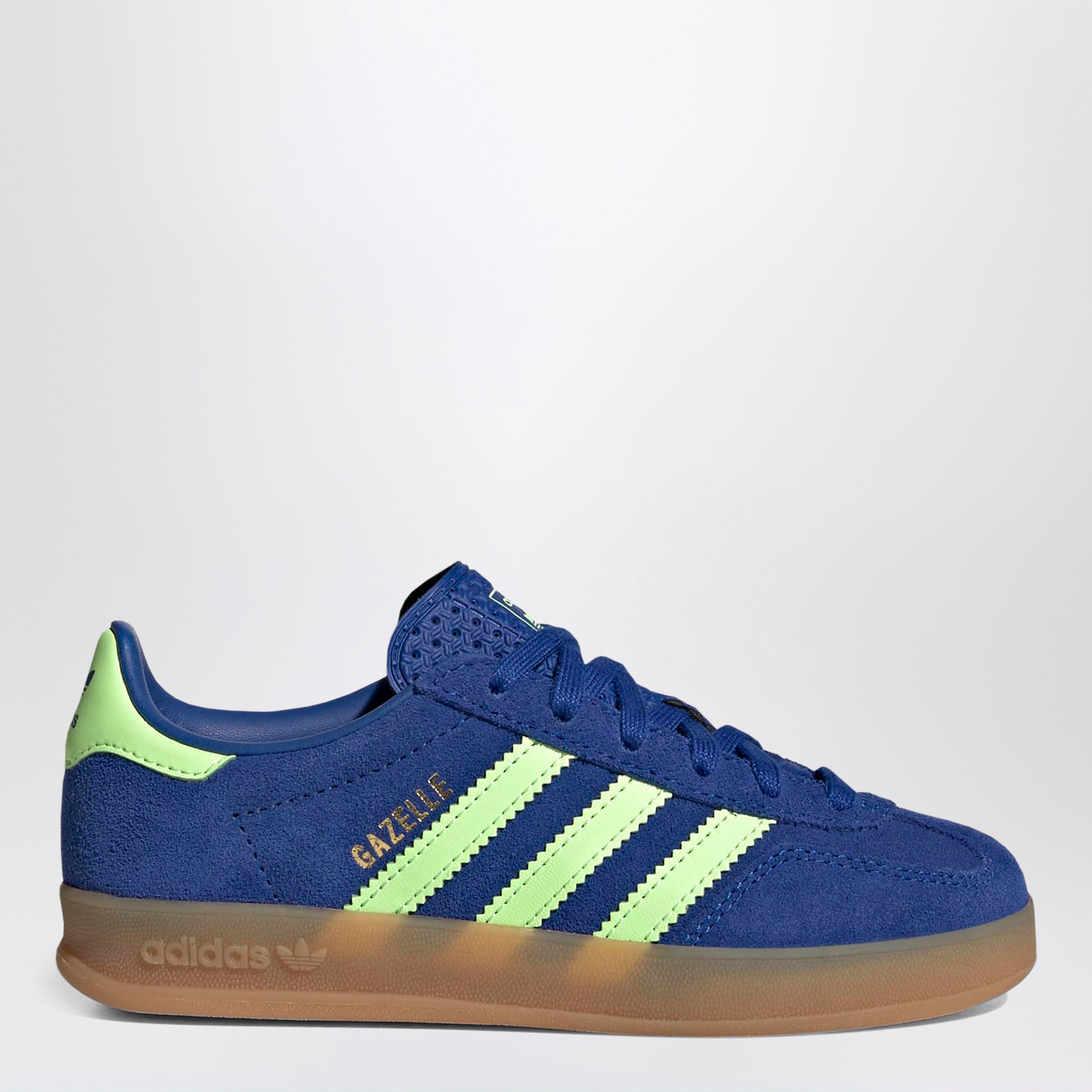 Gazelle sneakers in Royal Blue/Green Spark