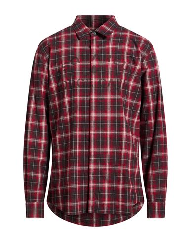Man Shirt Brick Size 42 Cotton