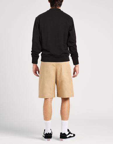 Man Sweatshirt Black Size S Cotton