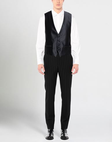Man Tailored Vest Midnight blue Size 36 Polyester