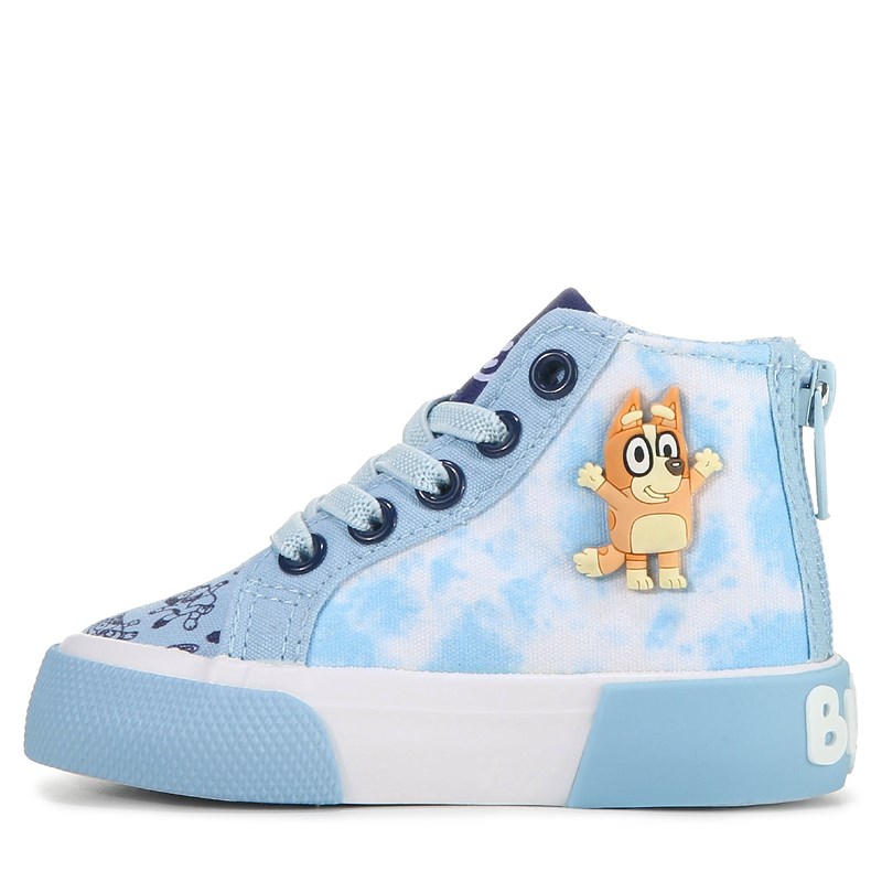 Kids' Bluey Hi Top Sneaker Toddler Shoes (Blue)