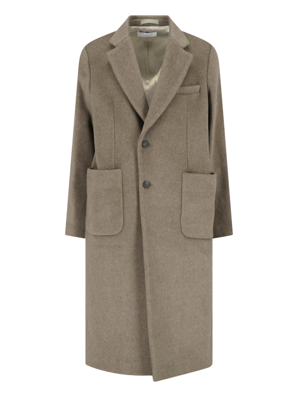 Wool-Blend Kilo Melton Jacket with Horn Buttons