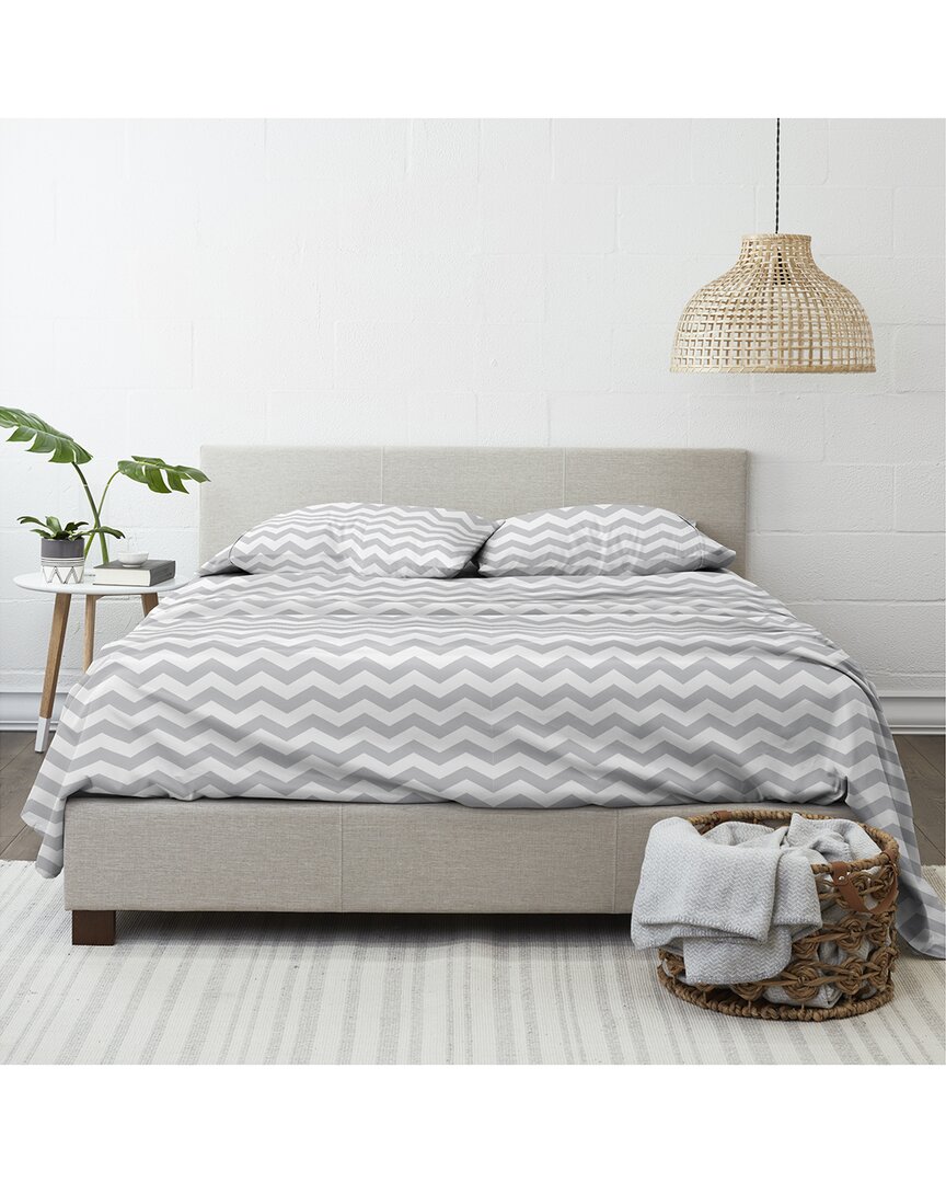 Premium Ultra Soft Arrow Pattern 4Pc Bed Sheet Set