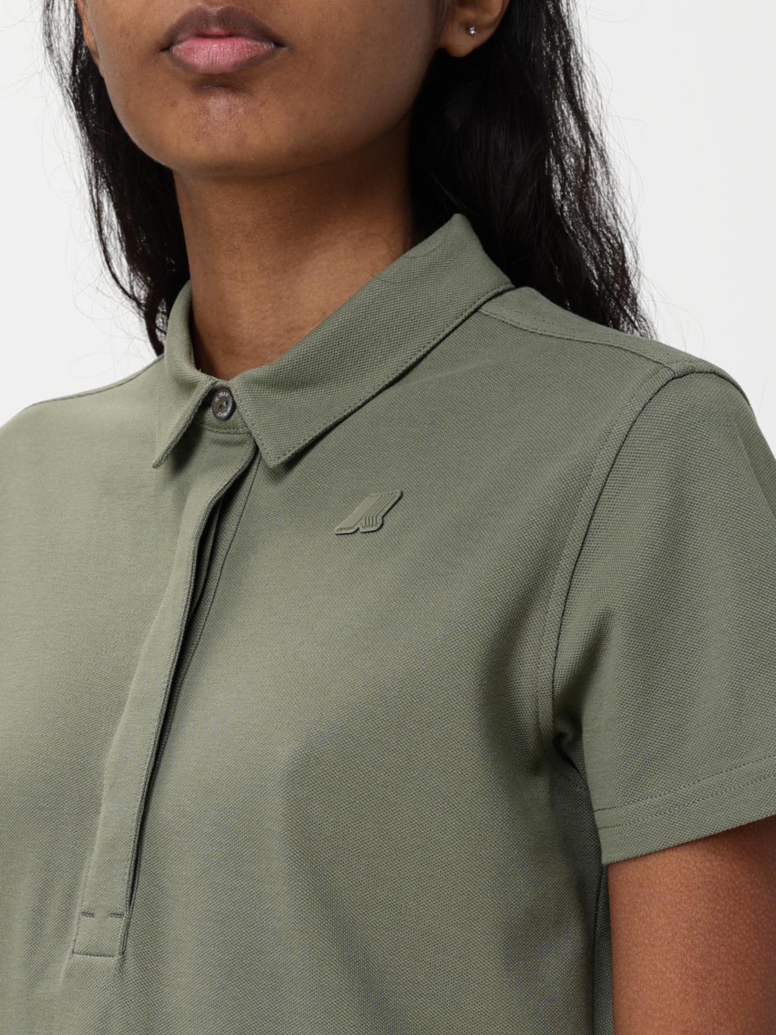Polo Shirt K-WAY Woman color Green