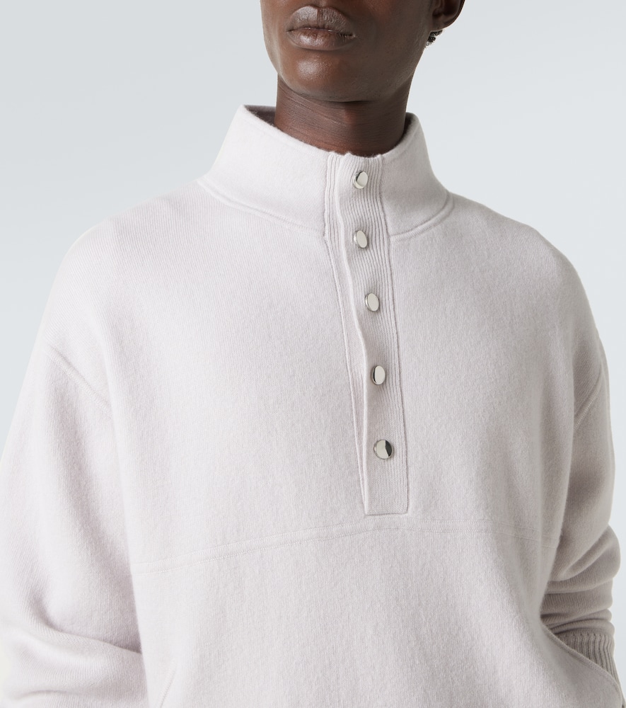 Wool and cashmere turtleneck sweater