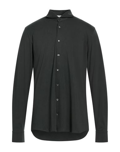 Man Shirt Dark green Size XXL Pima Cotton