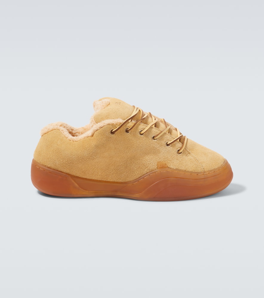ERL Sand Vamp shearling-lined suede sneakers