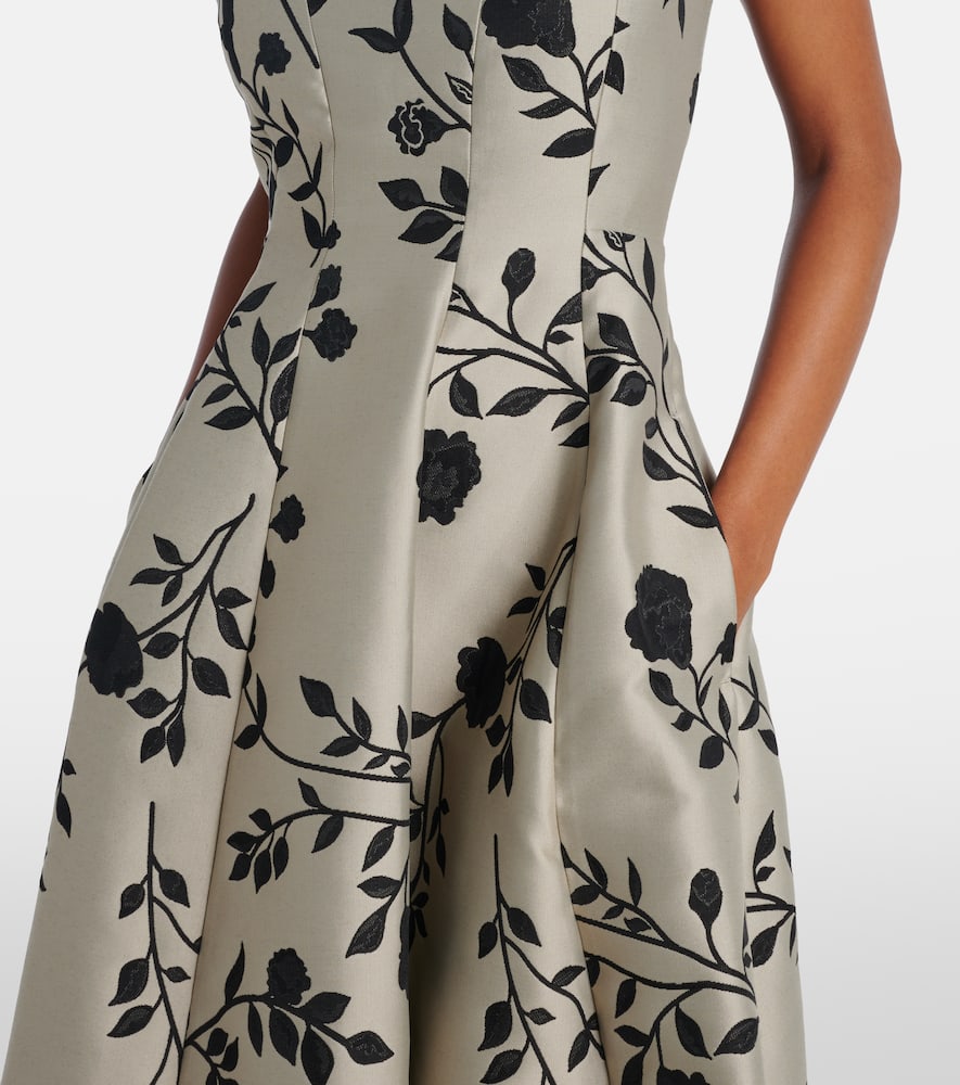 Clea floral midi dress
