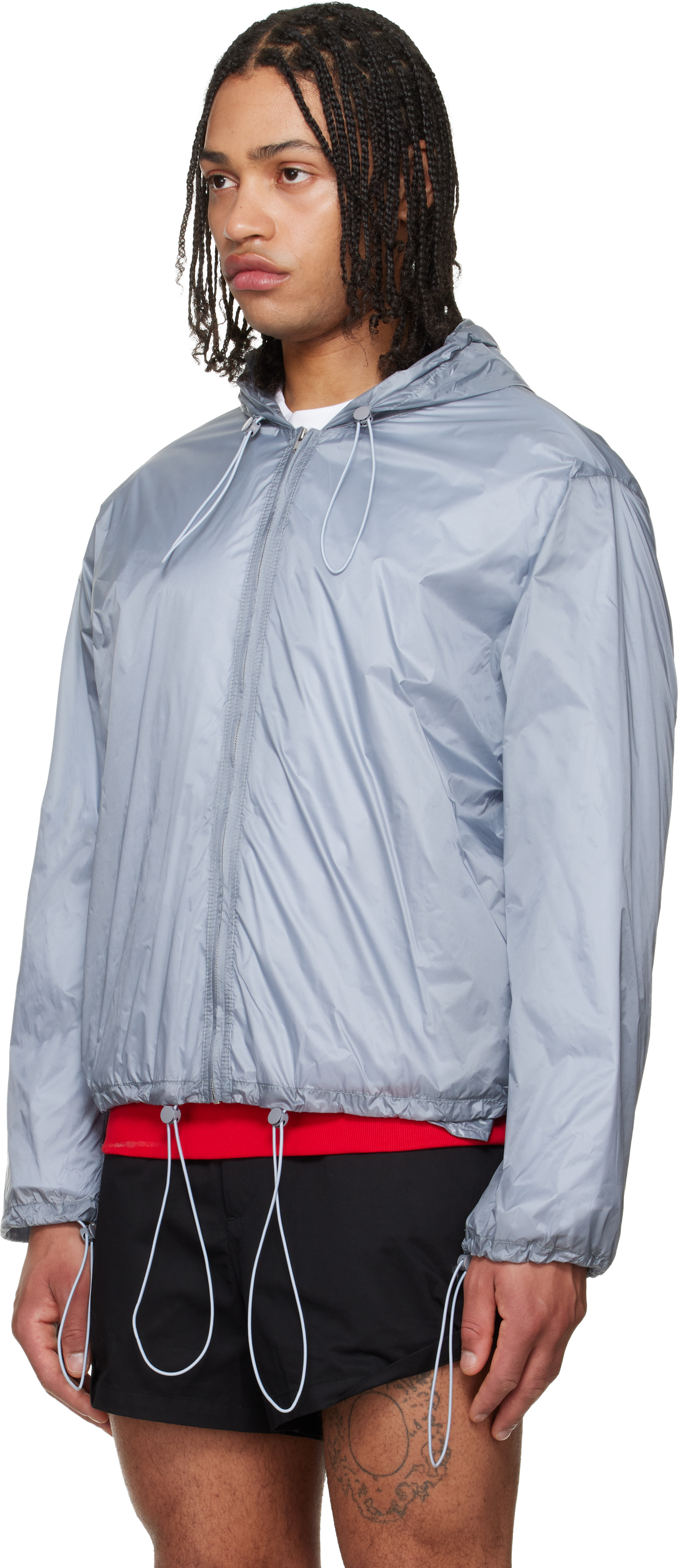 Gray Light-Weight Cord Jacket
