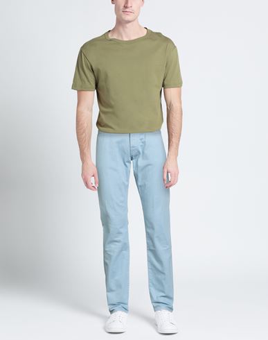 Man Jeans Light blue Size 30 Cotton