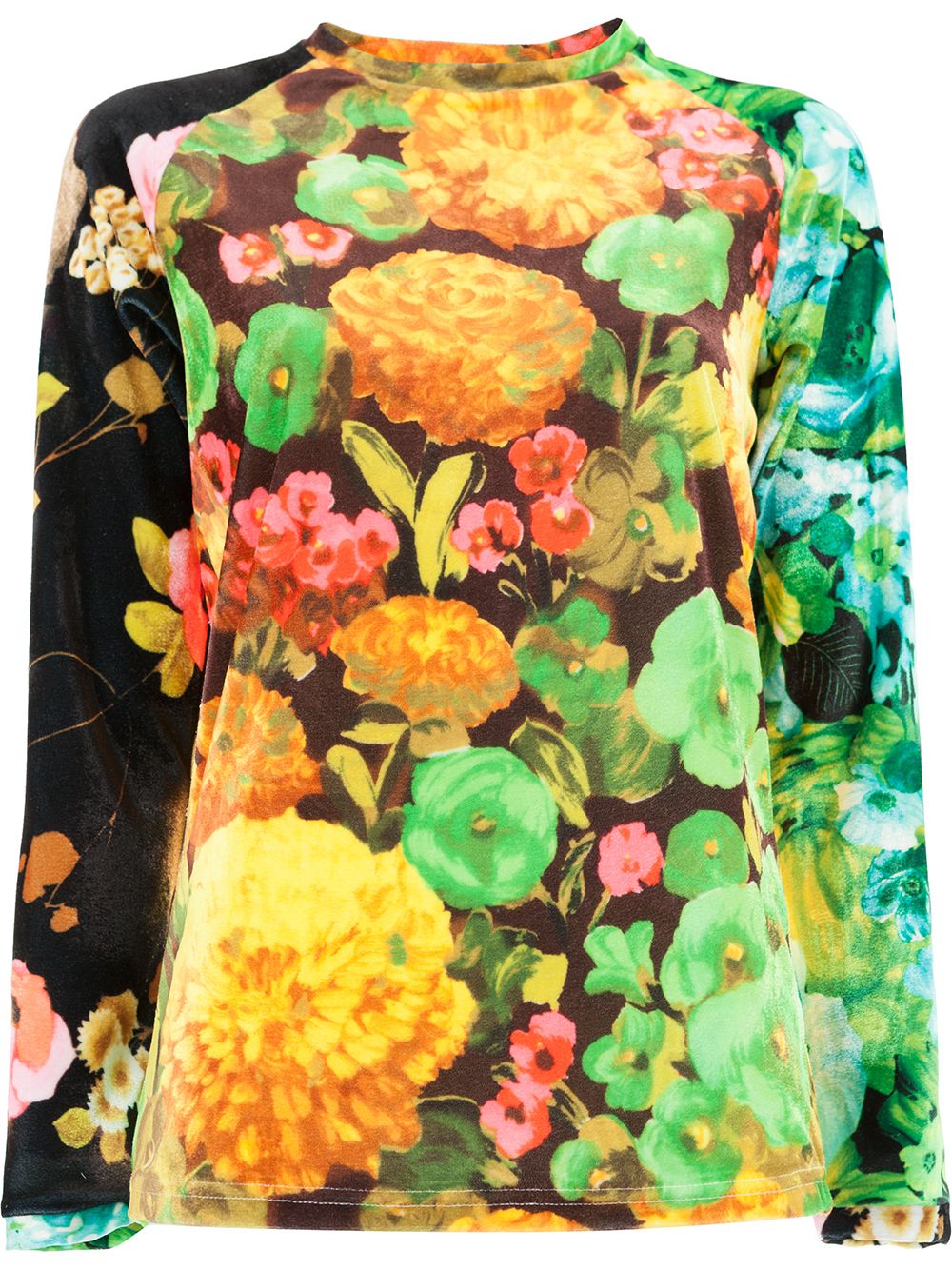 Floral fitted top - Multicolour