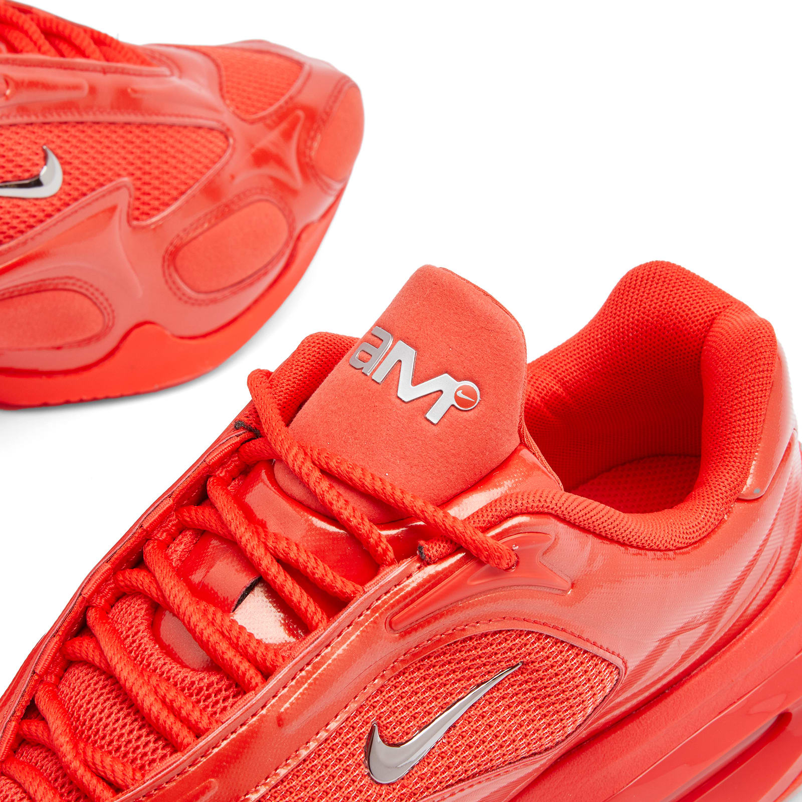Women's W Air Max Muse Sneaker in Red/Silver/Platinum