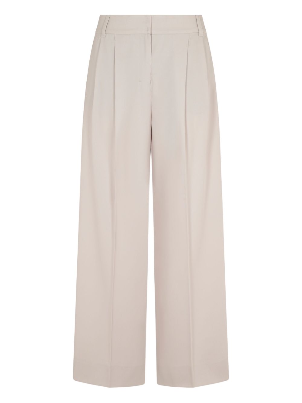 Pleated-detail trousers - Neutrals
