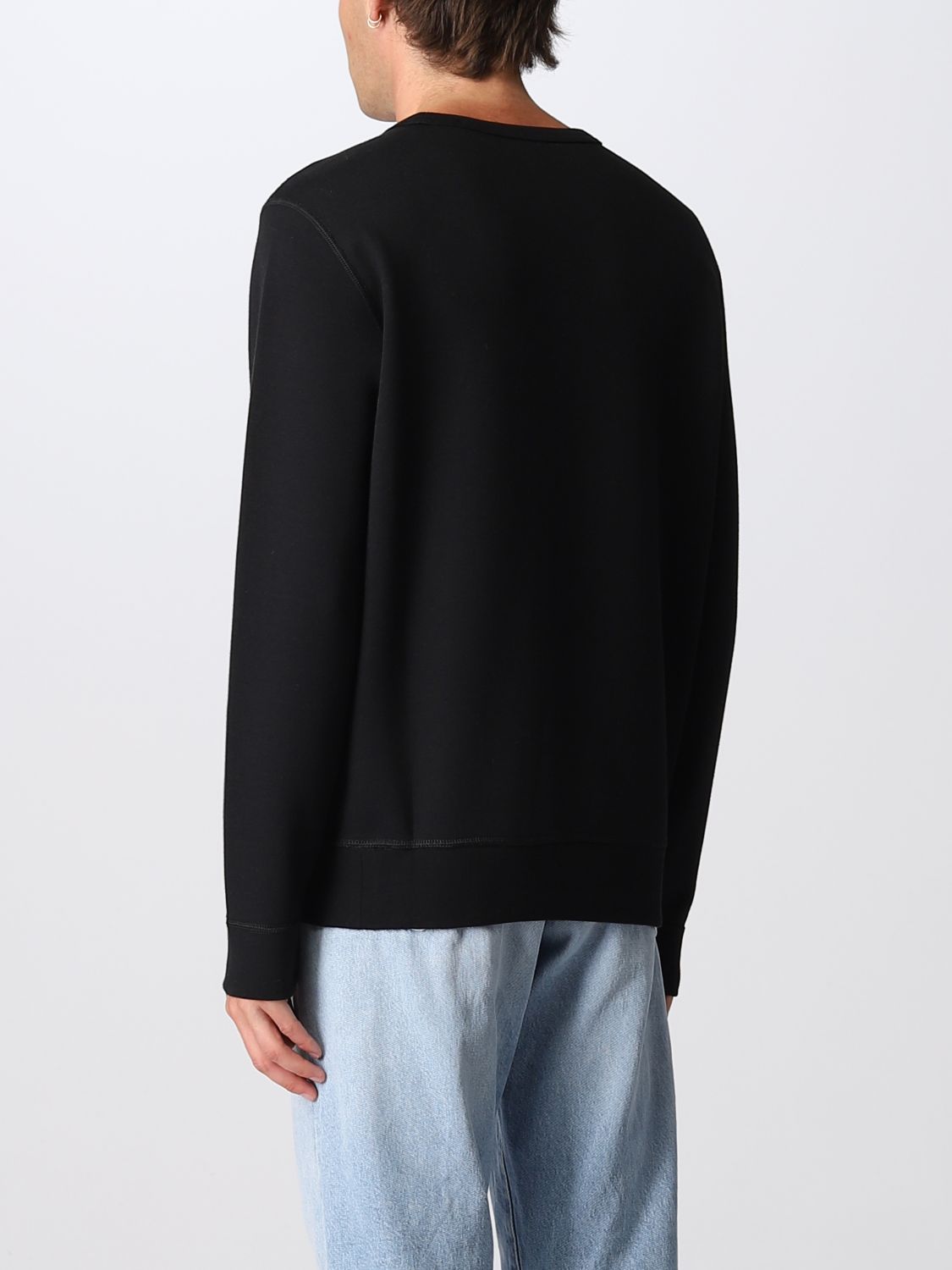 Sweatshirt Men color Black