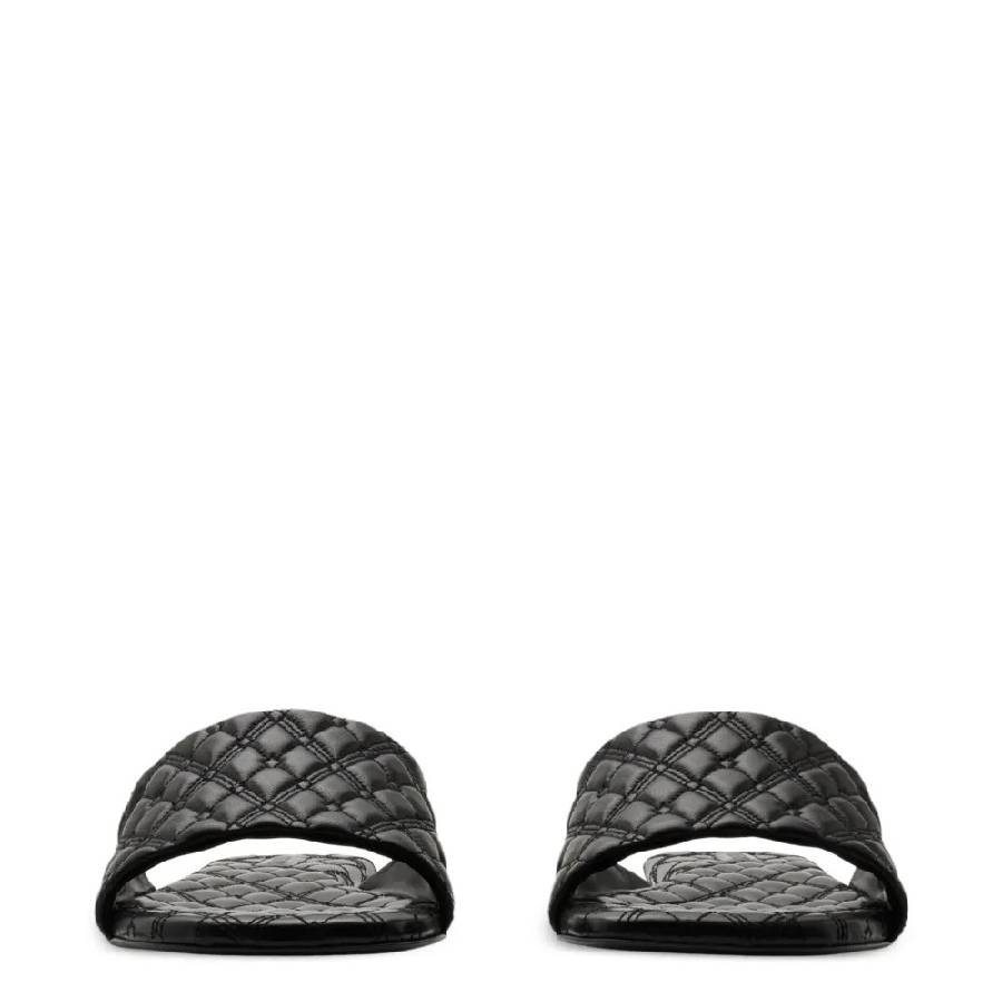 Quilted Leather Slides