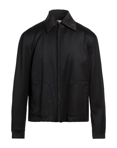 Man Jacket Black Size L Wool