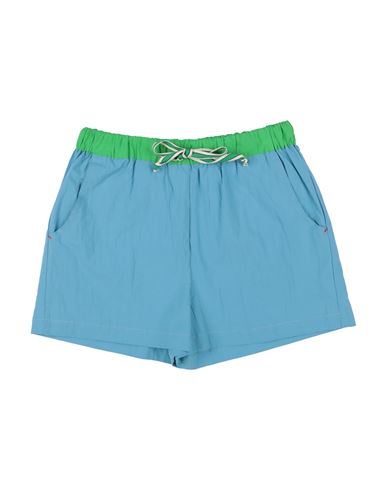 Kid Girl Shorts & Bermuda Shorts Azure Size 10 Cotton