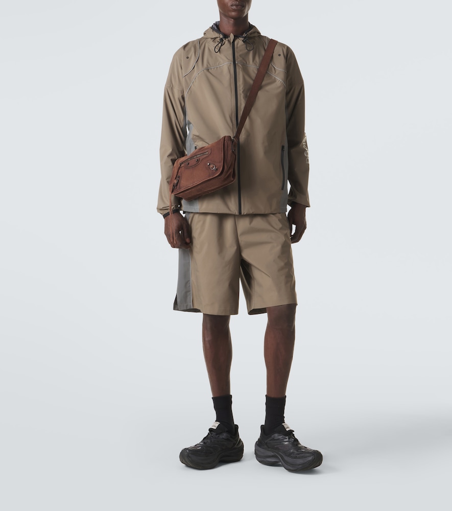 Le City Small suede messenger bag
