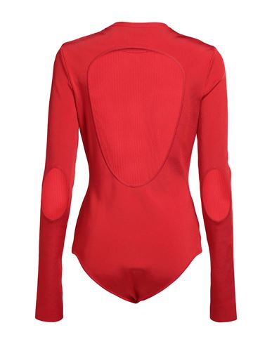 Woman Bodysuit Red Size M Viscose, Polyamide, Elastane
