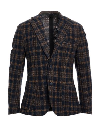 Man Blazer Midnight blue Size 38 Acrylic, Wool, Polyester, Silk