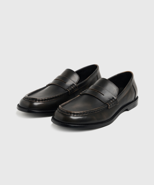UNIFORM Wide Loafer Vintage Brown