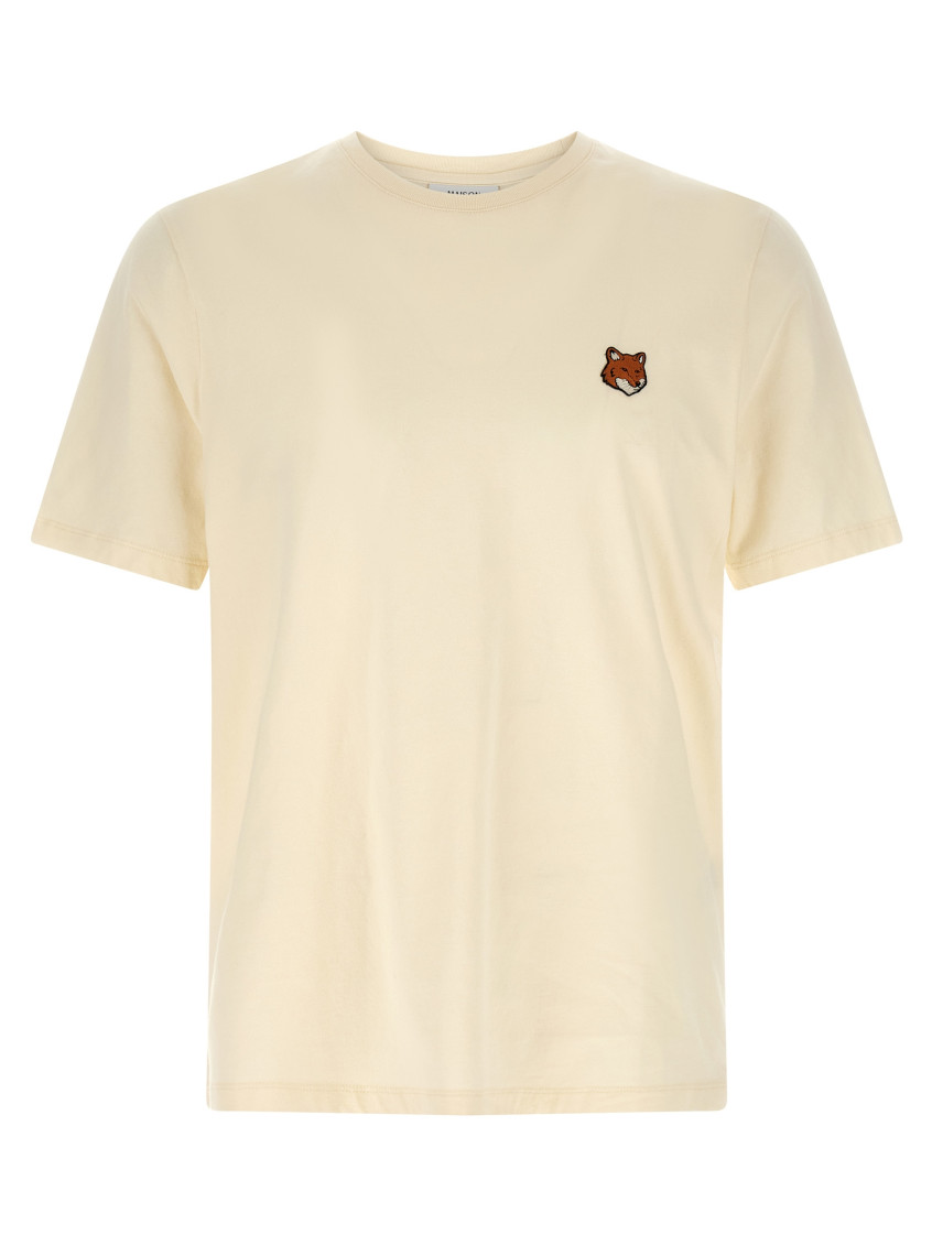 Maison Kitsuné - fox head motif cotton round neck t-shirt