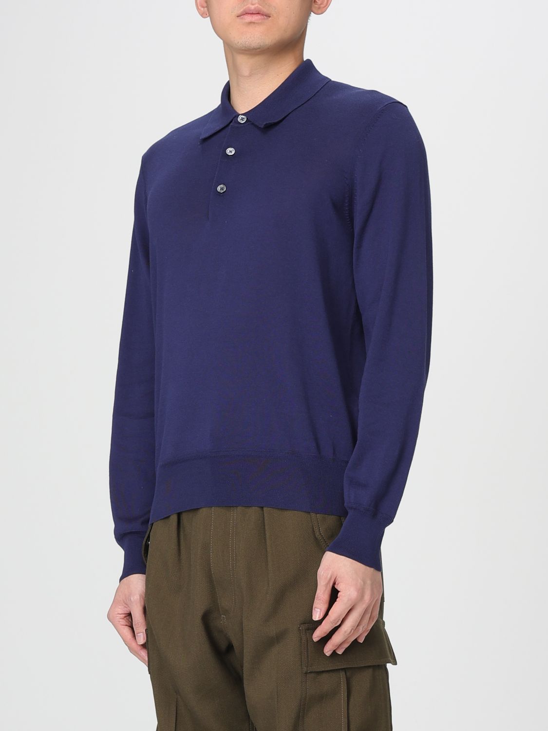 Polo Shirt Men color Blue