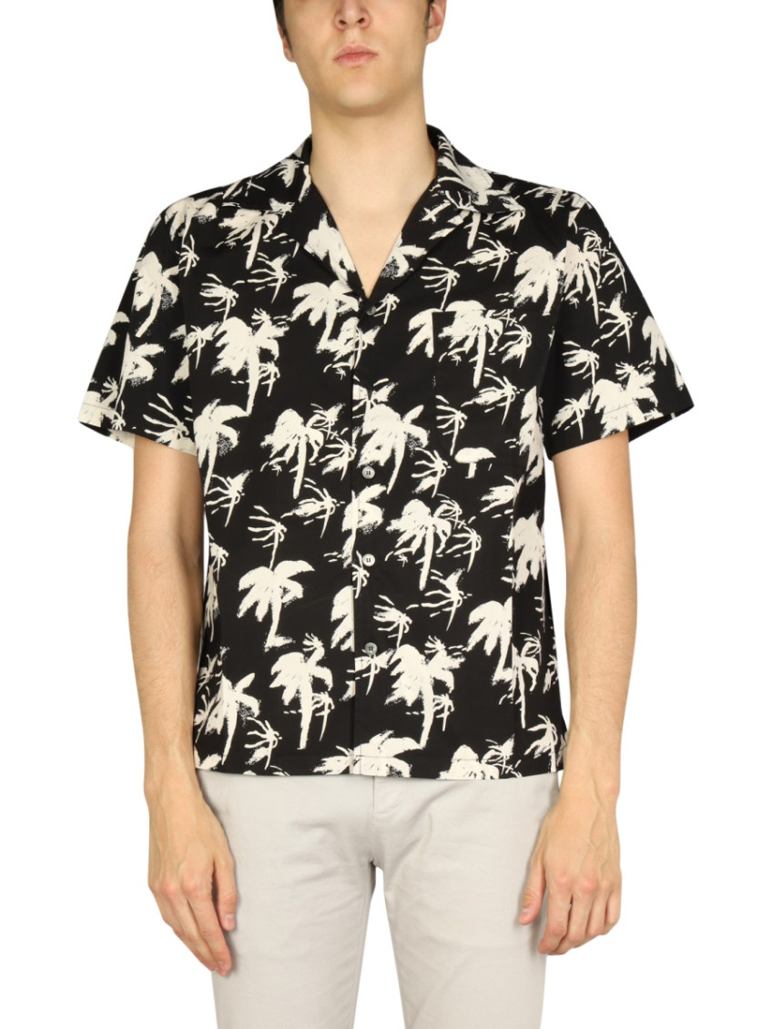 Black Regular Printed Shirt