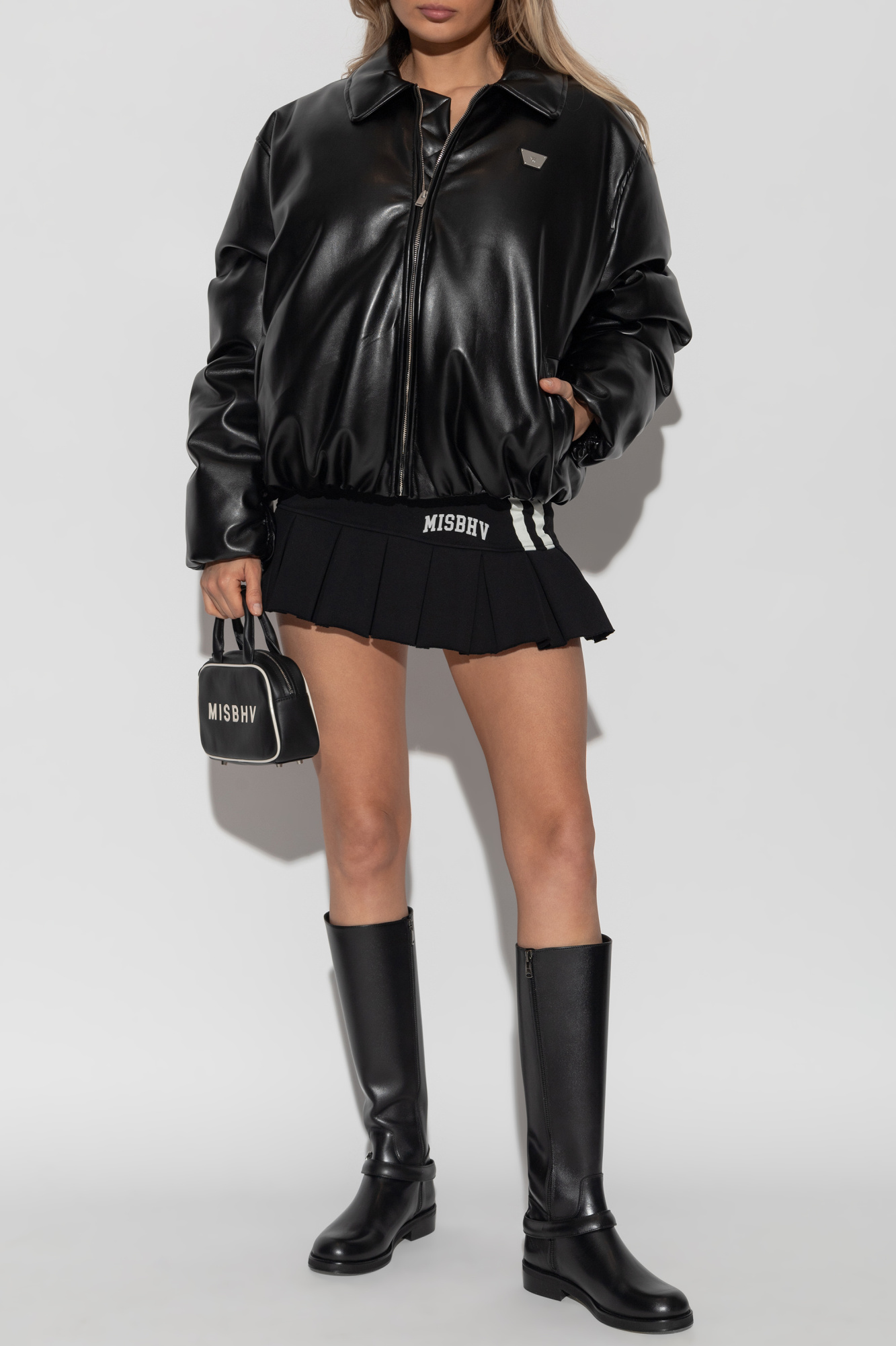 Skirt With Logo, Women's, Black