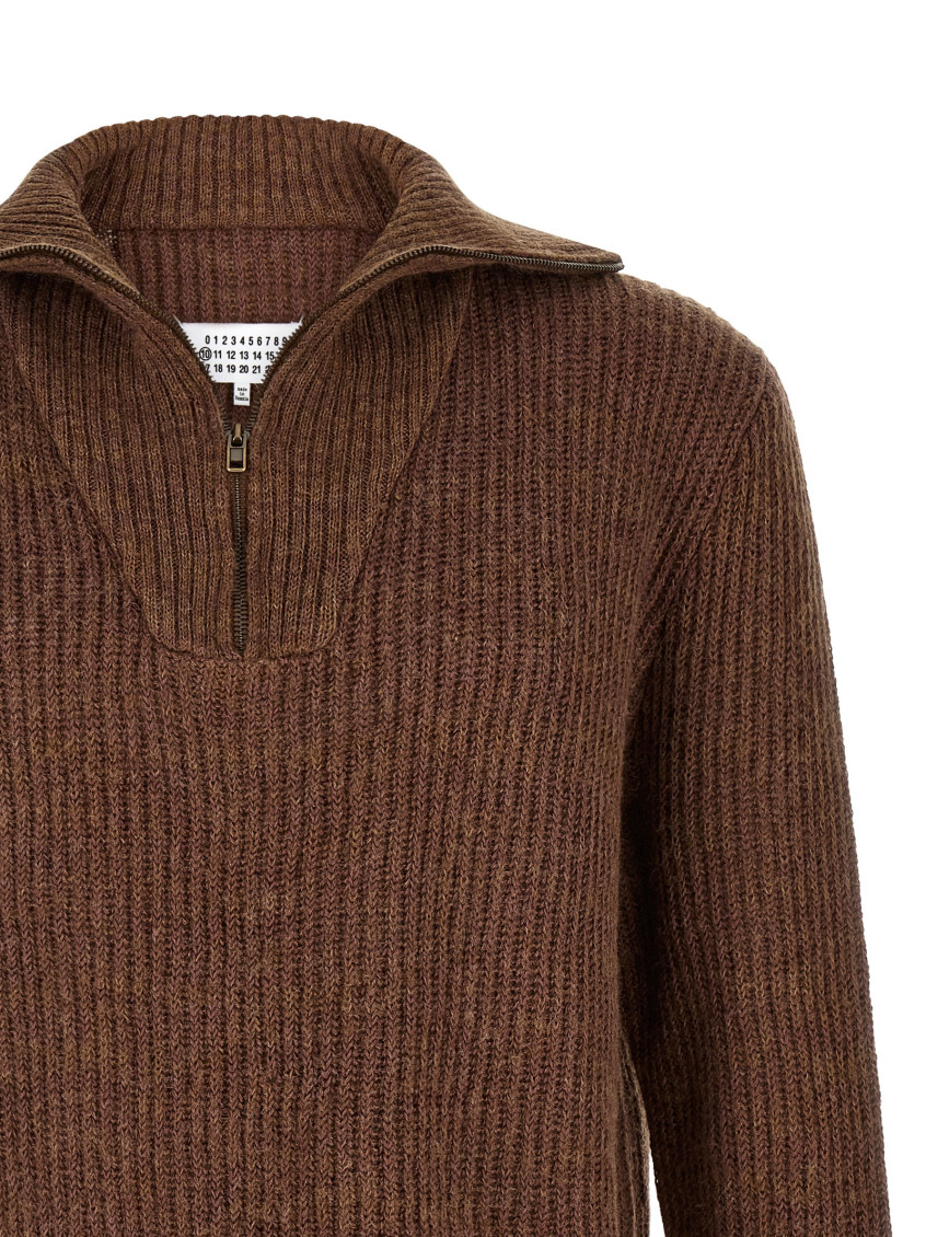 Brown Knitted Sweater