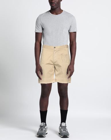 Man Shorts & Bermuda Shorts Beige