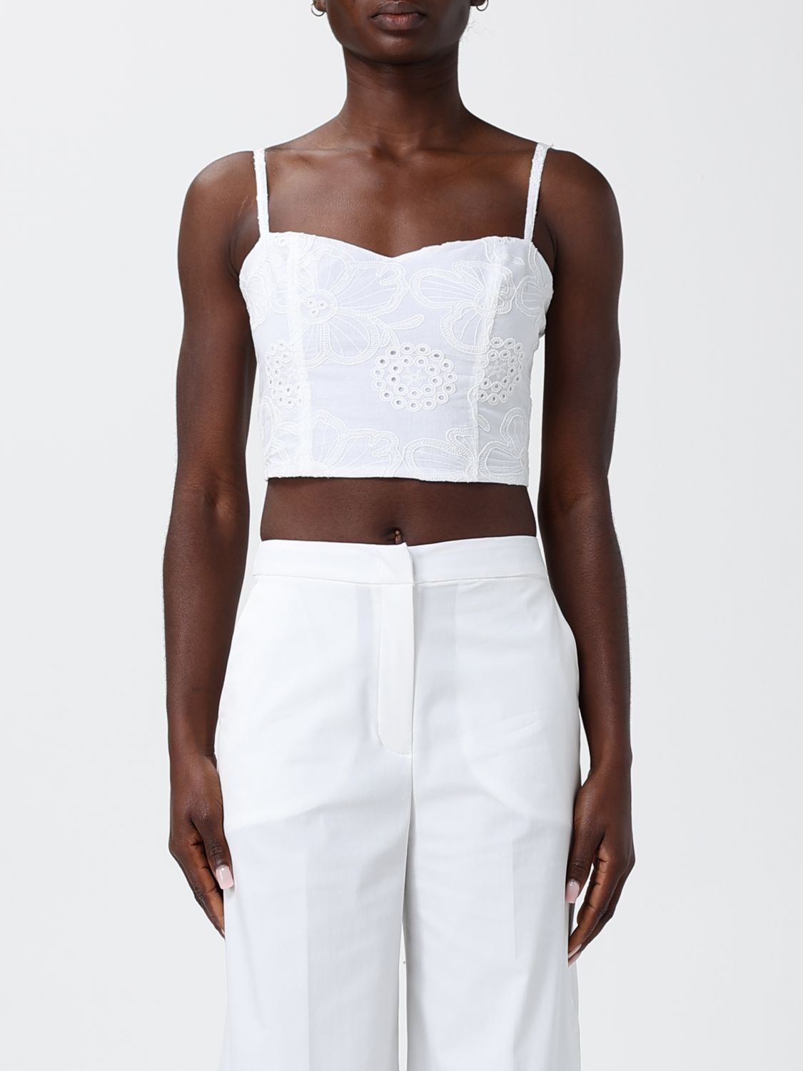 Top Woman color White