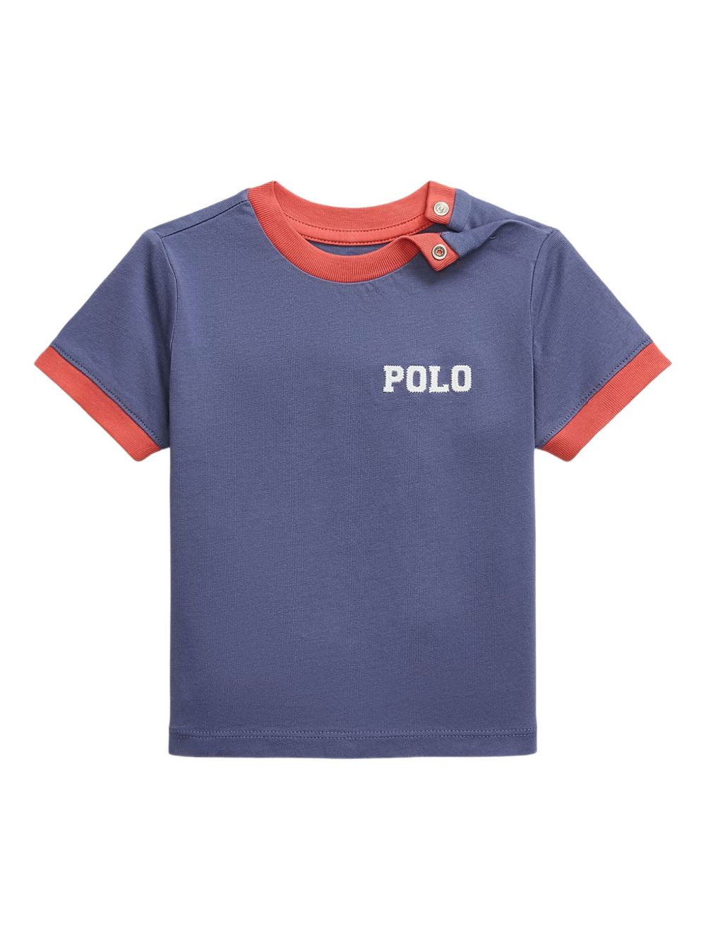 Logo-print cotton t-shirt - Blue