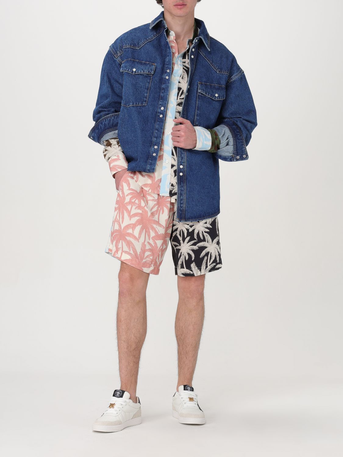 Shirt Men color Denim
