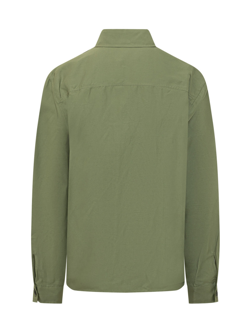Green Regular Solid Shirt