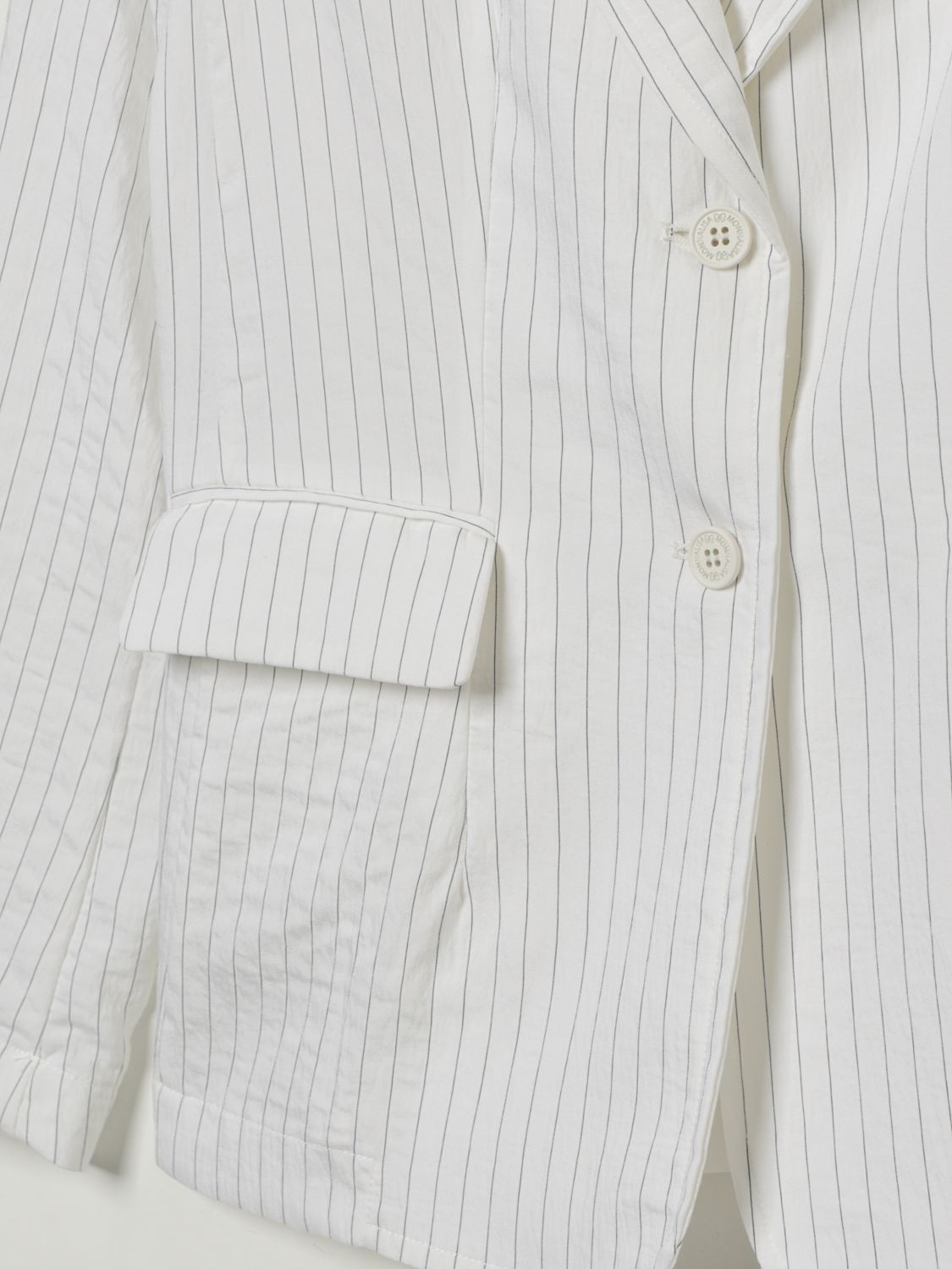 Pinstripe blazer - White