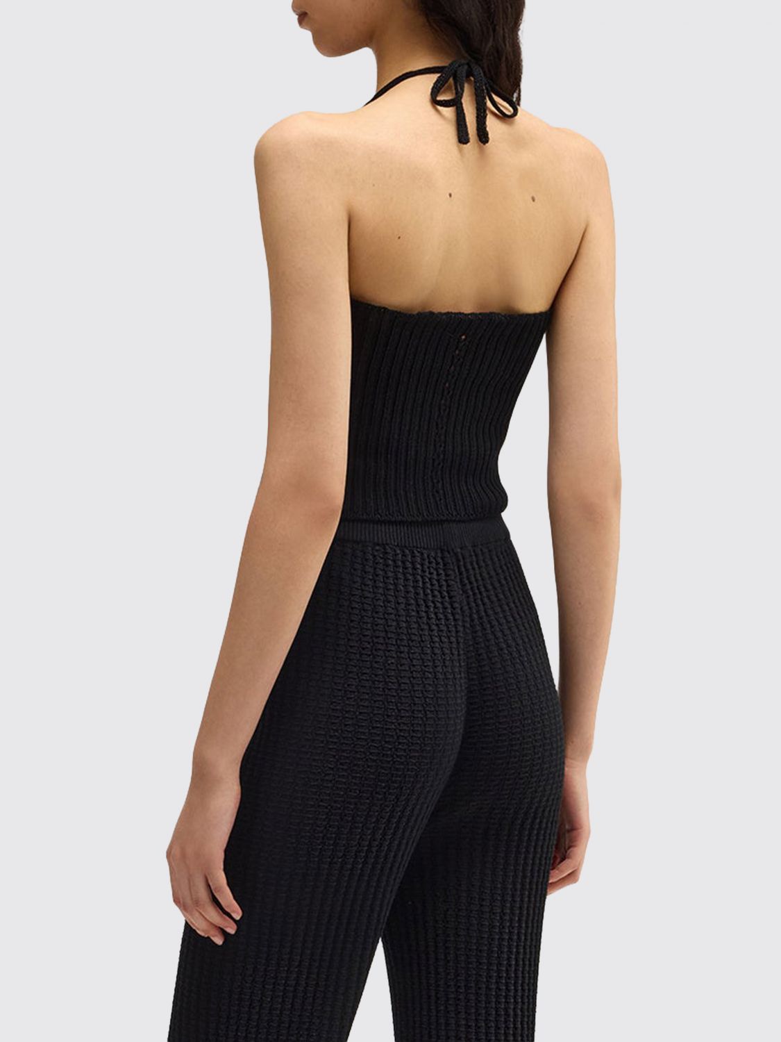 Top Woman color Black