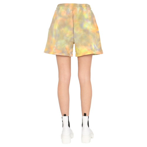 Tie-dye track shorts