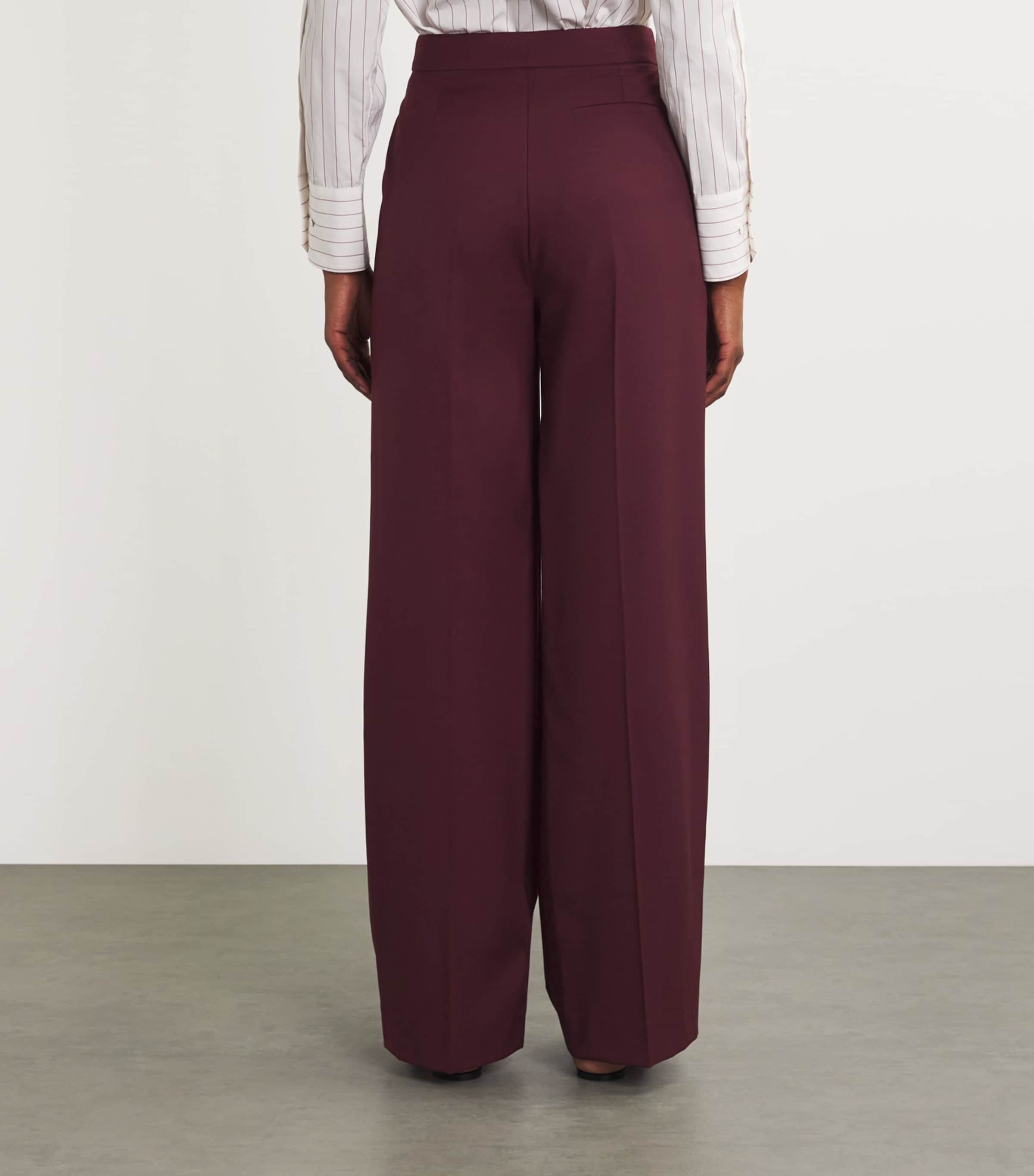 Wool Wide-Leg Trousers