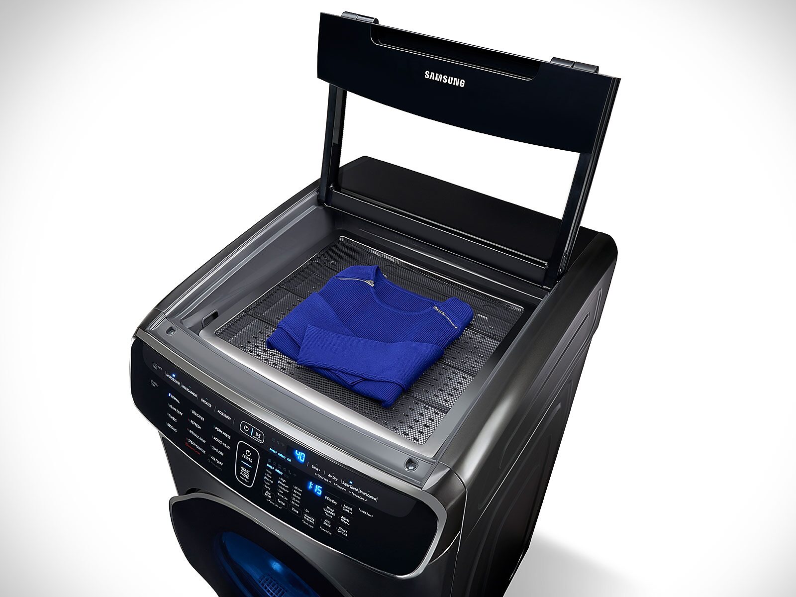 7.5 cu. ft. Smart Gas Dryer with FlexDry™ in Black Stainless Steel(DVG60M9900V/A3)