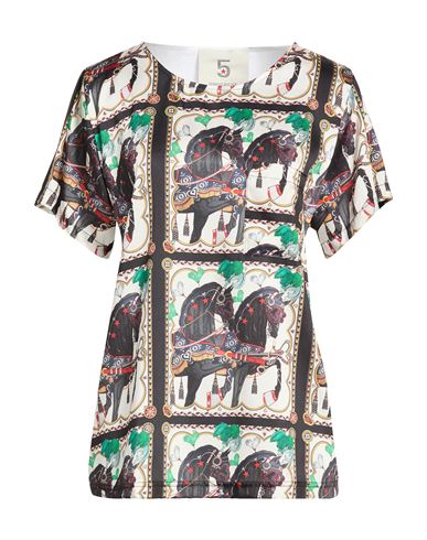Woman Top Black Size M Polyester