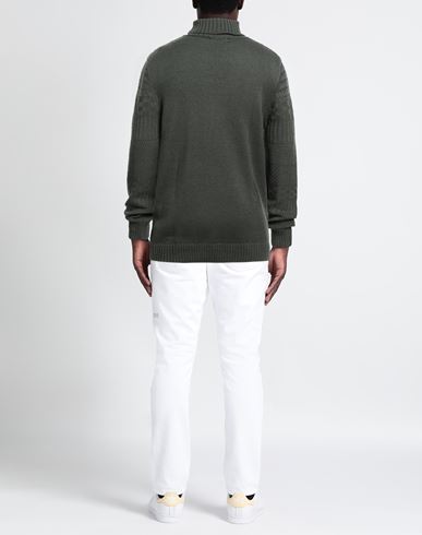Man Turtleneck Dark green Size 3XL Wool, Acrylic