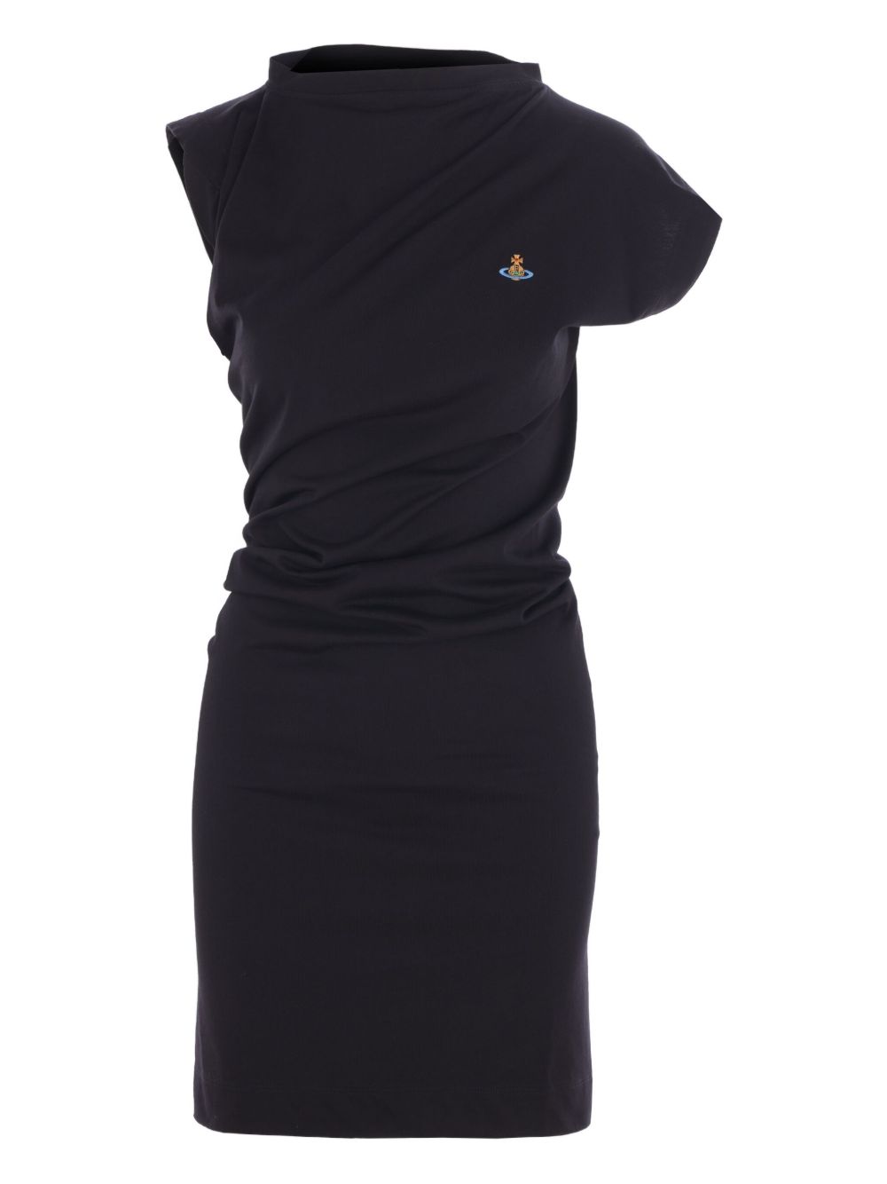 Hebo asymmetric dress - Black