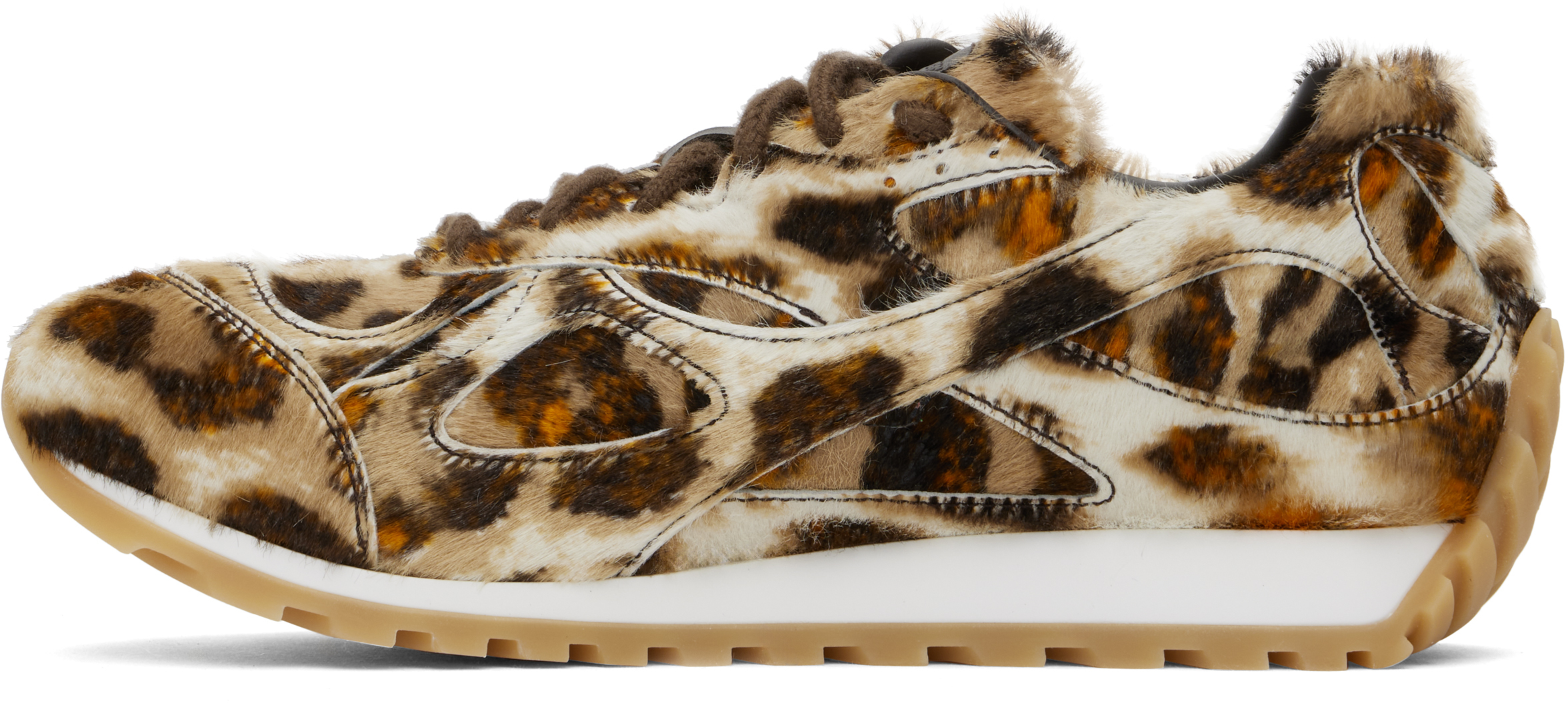 Bottega Veneta Brown & Orange Orbit Sneaker