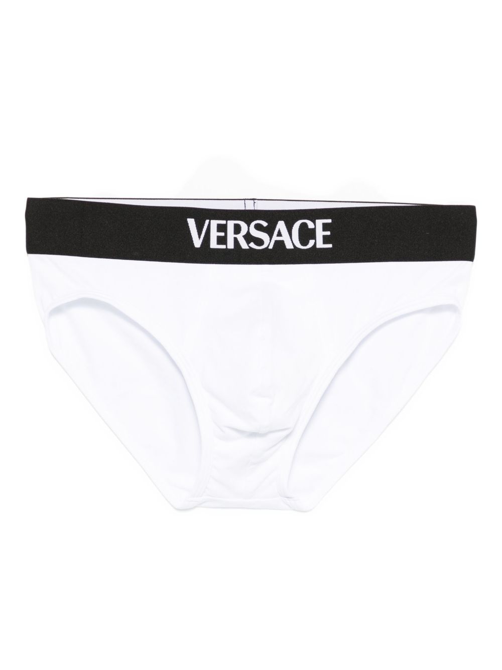 Logo-band briefs - White