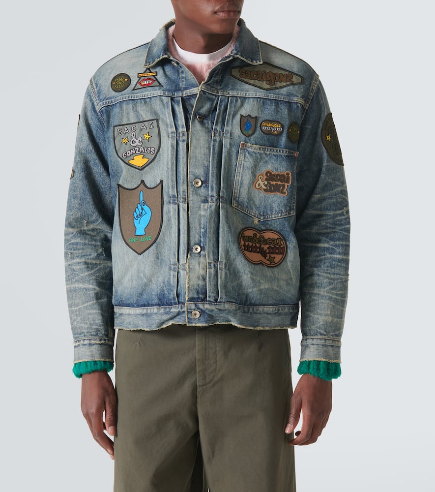 X Mark Gonzales denim jacket