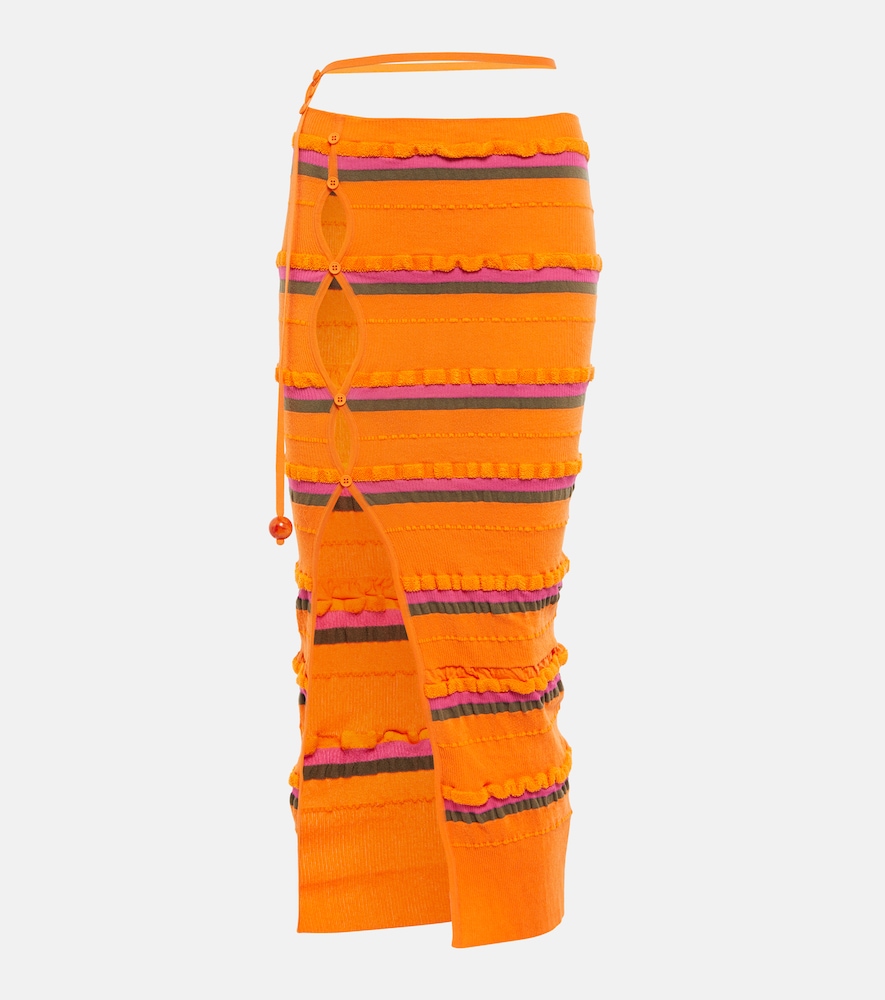 La Jupe Maille Concha midi skirt